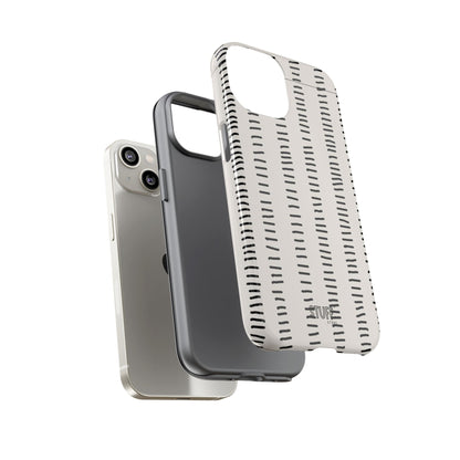 Striped Case | Coque résistante double protection antichoc - Design Minimaliste