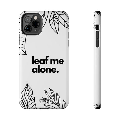 Leaf Me Case | Coque résistante double protection avec design minimaliste