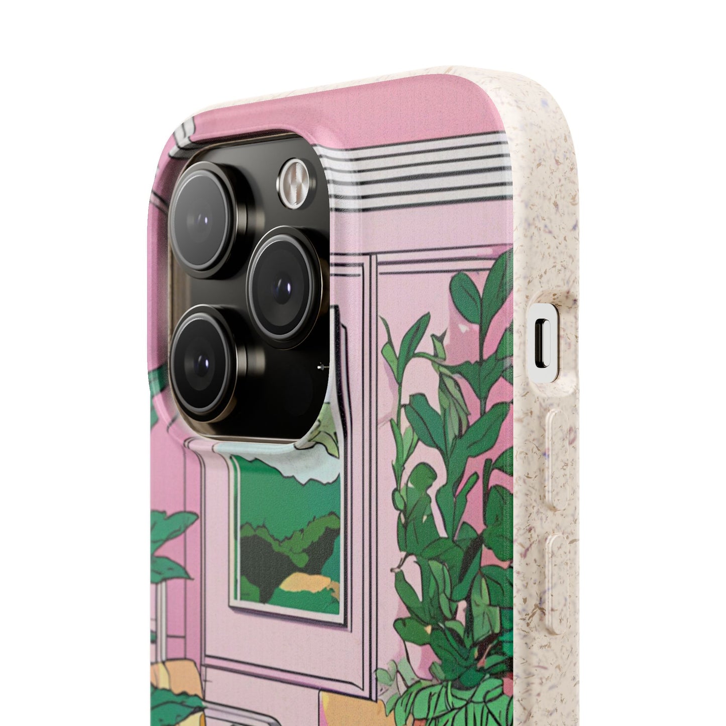 Plant Pop Case | Coque biodégradable en bambou et bioplastique avec design coloré | Parfait pour les amoureux des plantes - Avec emballage cadeau