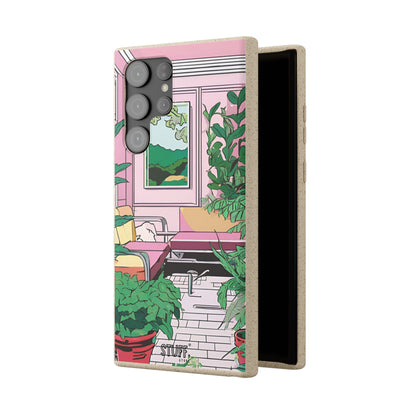 Plant Pop Case | Coque biodégradable en bambou et bioplastique avec design coloré | Parfait pour les amoureux des plantes - Avec emballage cadeau