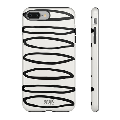 Loopy Case | Coque résistante double protection - Motif cercles abstraits