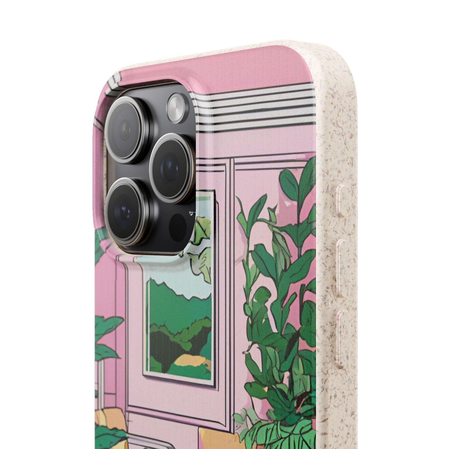 Plant Pop Case | Coque biodégradable en bambou et bioplastique avec design coloré | Parfait pour les amoureux des plantes - Avec emballage cadeau