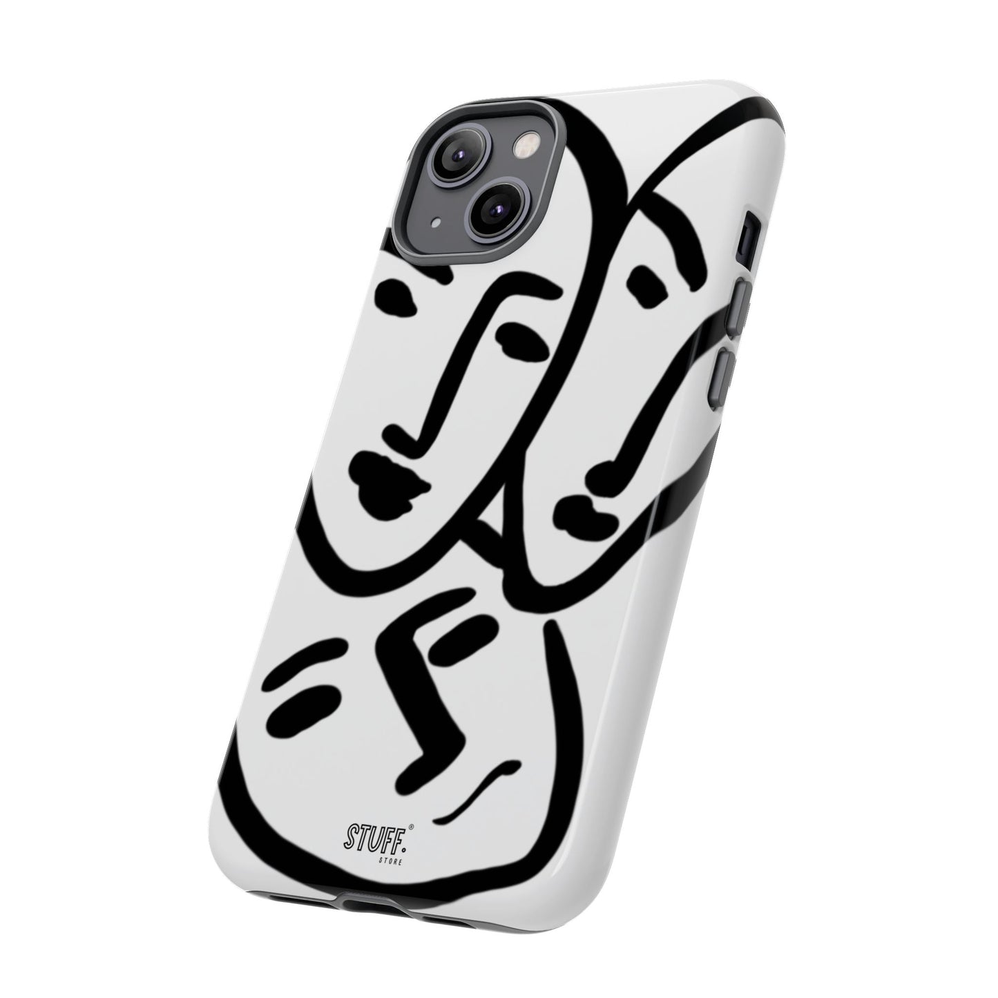Les Trois Visages | Coque résistante double protection — inspiration Matisse