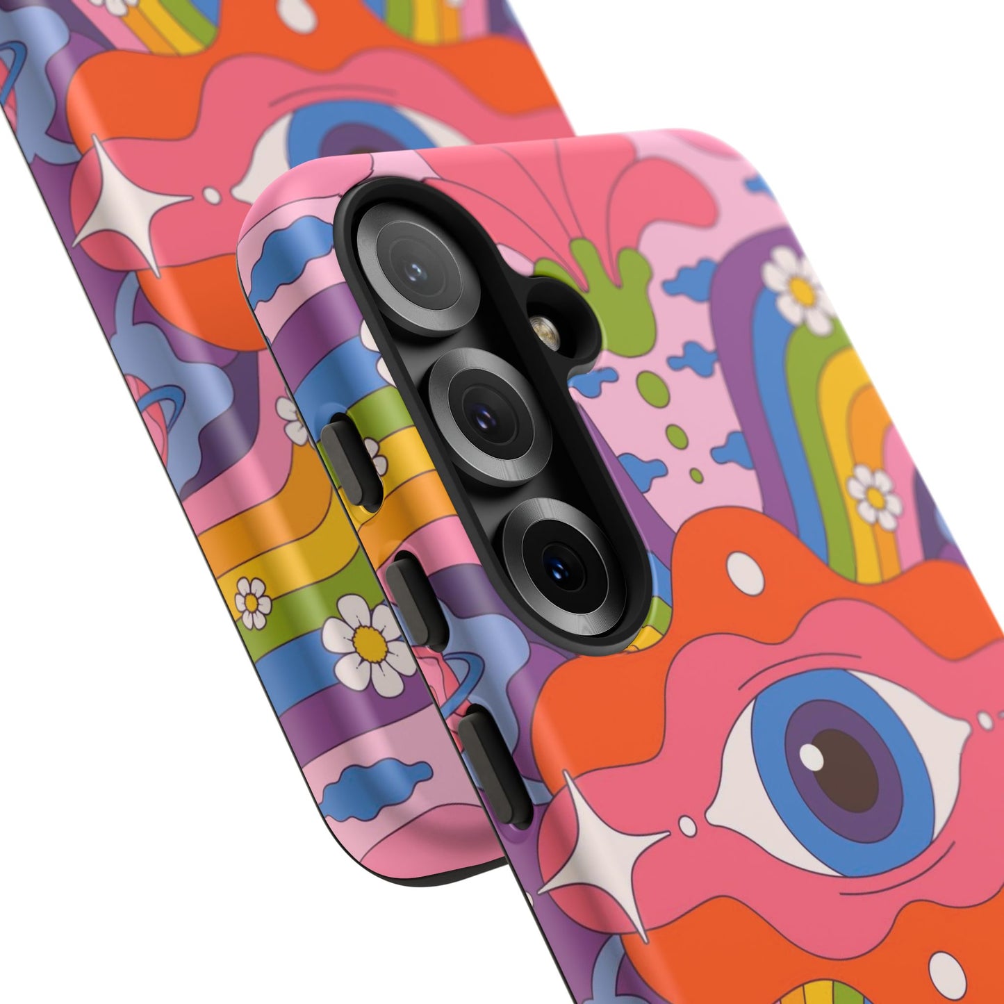 Psych Case | Coque résistante double protection avec Design Psychédélique coloré