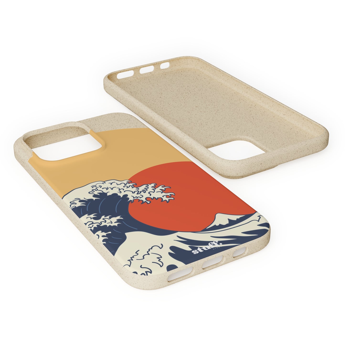 La Grande Vague | biodegradable shell in bamboo and bioplastic - inspired by Japanese art