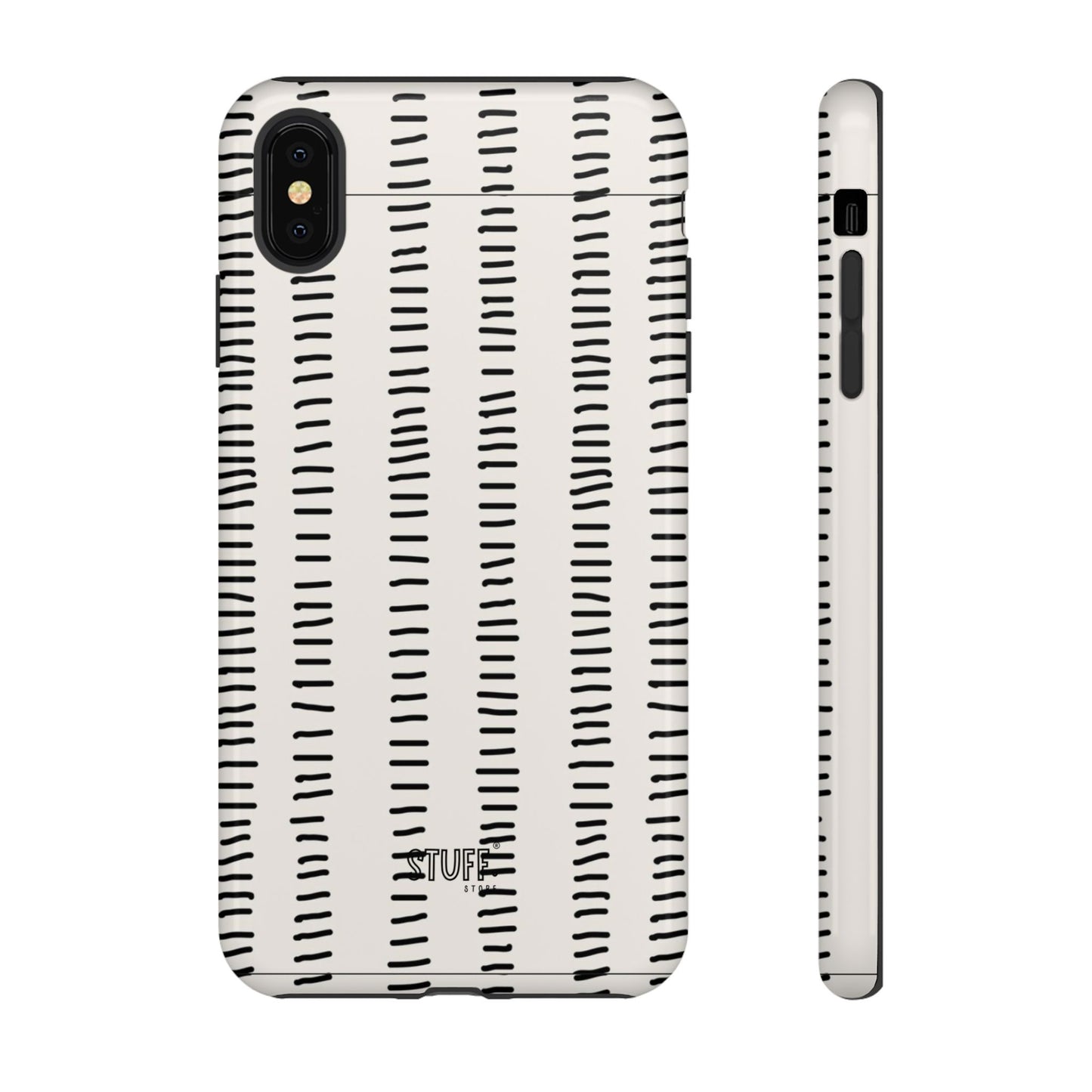 Striped Case | Coque résistante double protection antichoc - Design Minimaliste