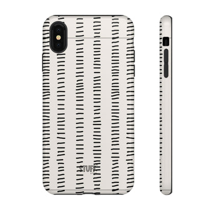 Striped Case | Coque résistante double protection antichoc - Design Minimaliste