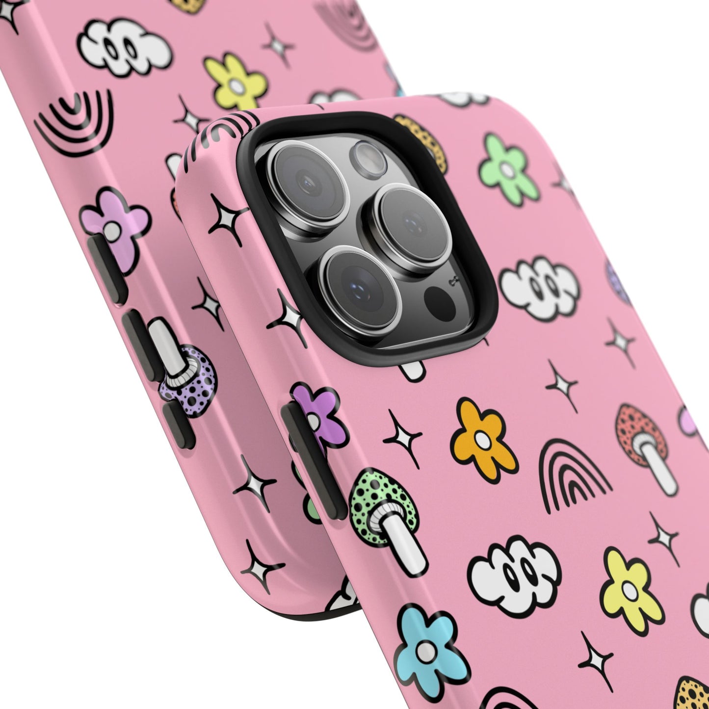 Pixie Case | Coque résistante double protection | Pixie Collection - Pink Matte Effect