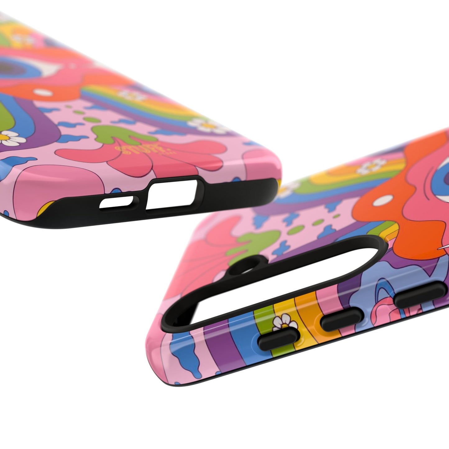 Psych Case | Coque résistante double protection avec Design Psychédélique coloré