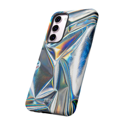 Metallic Case | Coque résistante double protection anti-choc - Effet Métallique
