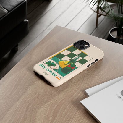 Olio d'Amore Case | Coque résistante double protection avec Design artistique Rétro