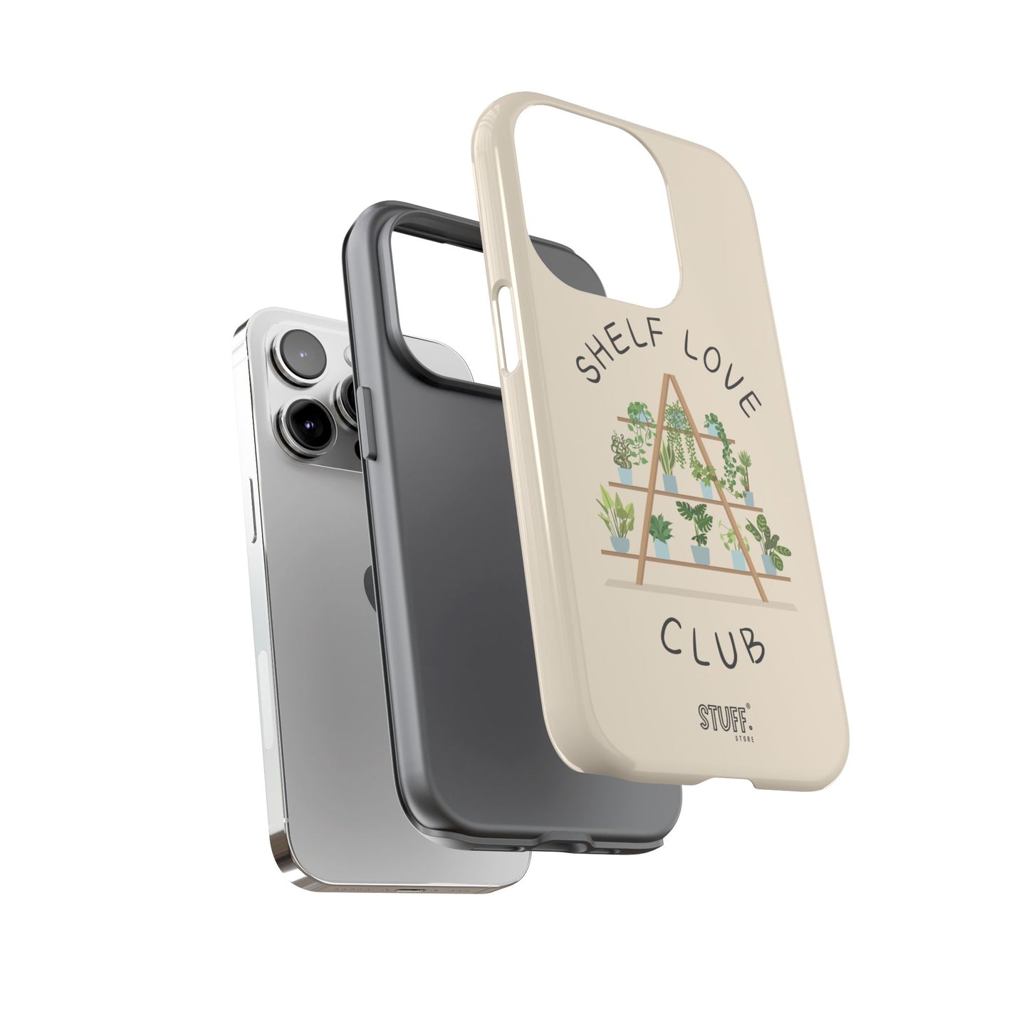 Shelf Love Club – Coque résistante à double protection | Parfaite pour les amoureux des plantes
