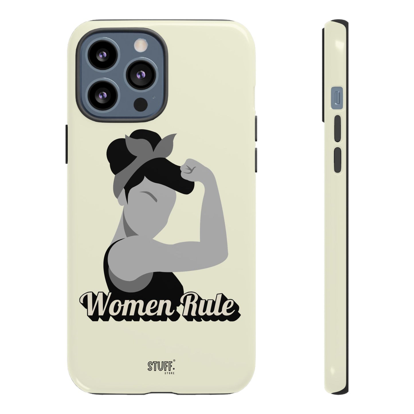 Women Rule Case | Coque résistante double protection avec Design Féministe inspirant