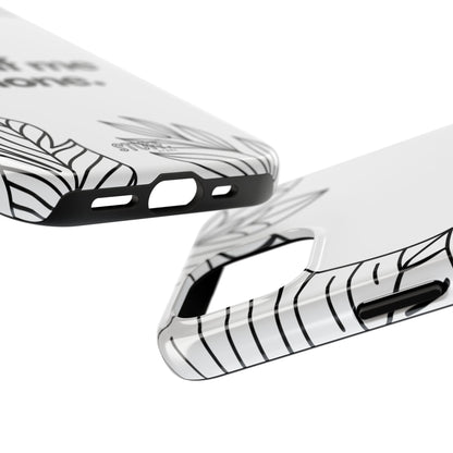 Leaf Me Case | Coque résistante double protection avec design minimaliste