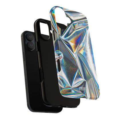 Metallic Case | Coque résistante double protection anti-choc - Effet Métallique