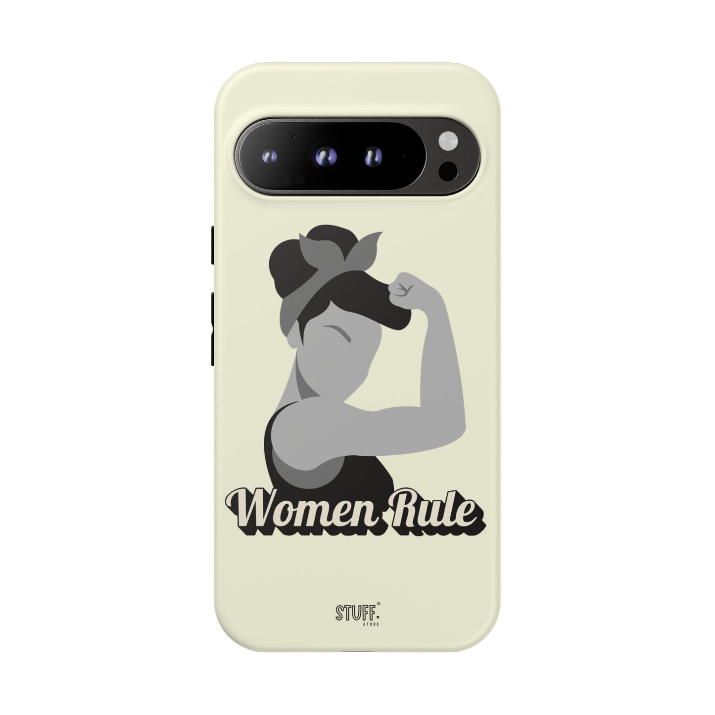 Women Rule Case | Coque résistante double protection avec Design Féministe inspirant