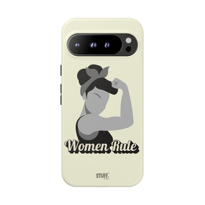 Women Rule Case | Coque résistante double protection avec Design Féministe inspirant