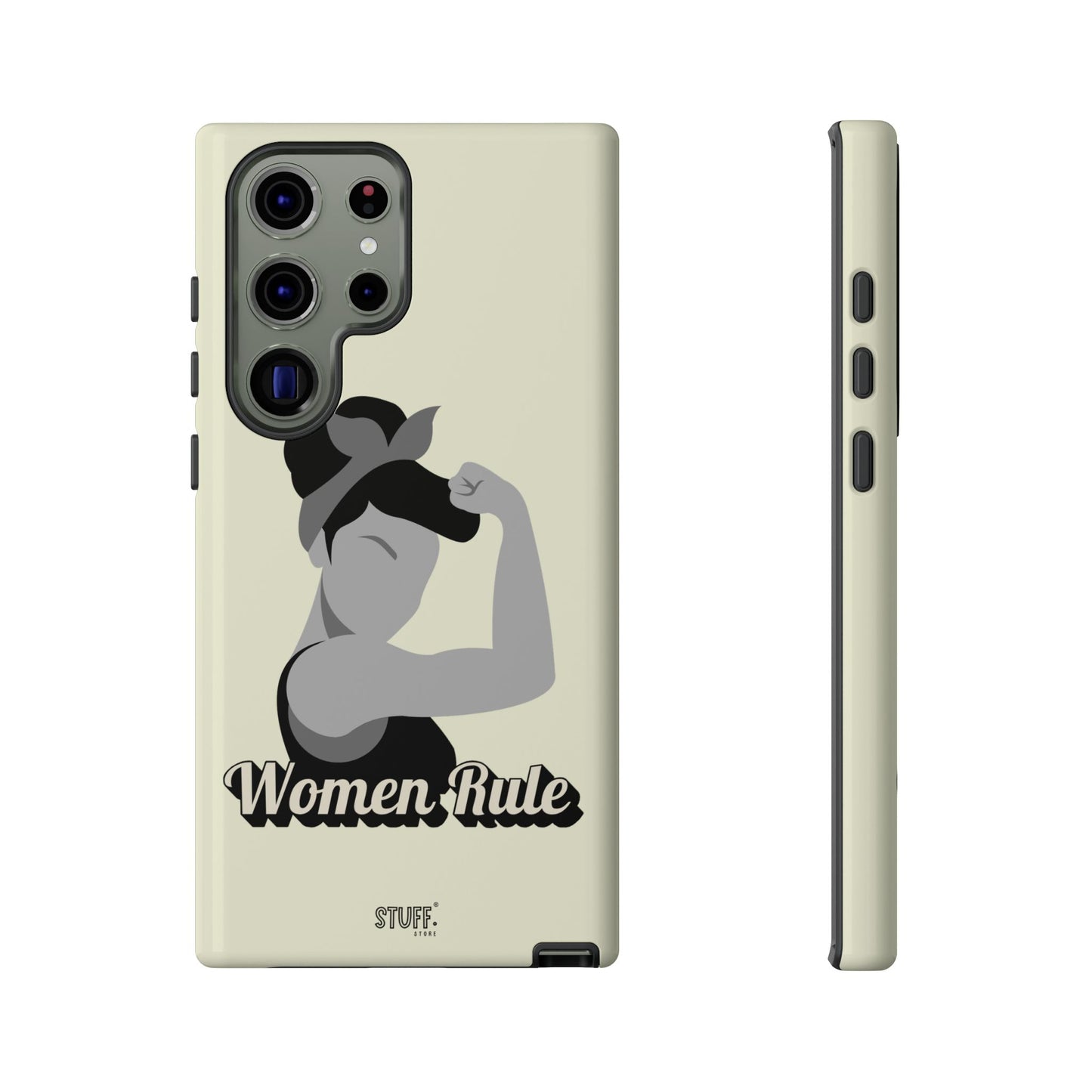 Women Rule Case | Coque résistante double protection avec Design Féministe inspirant