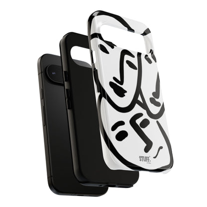 Les Trois Visages | Coque résistante double protection — inspiration Matisse