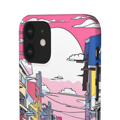 Pop Art Sunset | Coque snap légère et résistante inspiration Lichtenstein