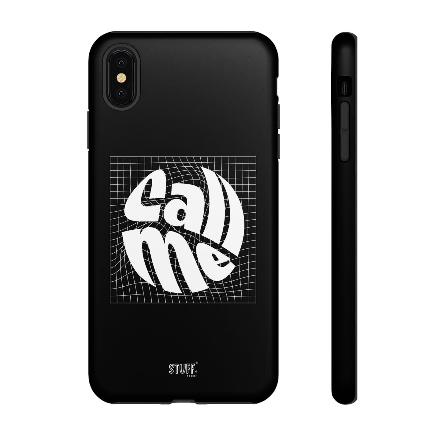 Call Me Case | Coque résistante double protection - Noir Effet Mat