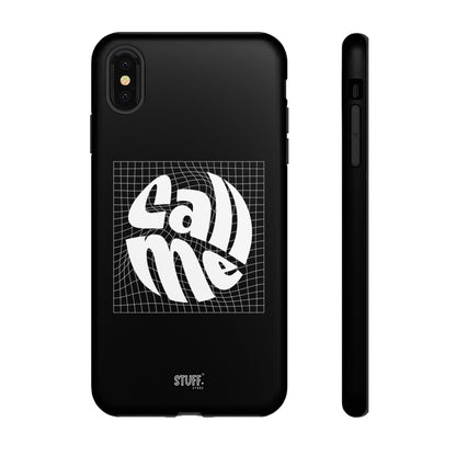 Call Me Case | Coque résistante double protection - Noir Effet Mat