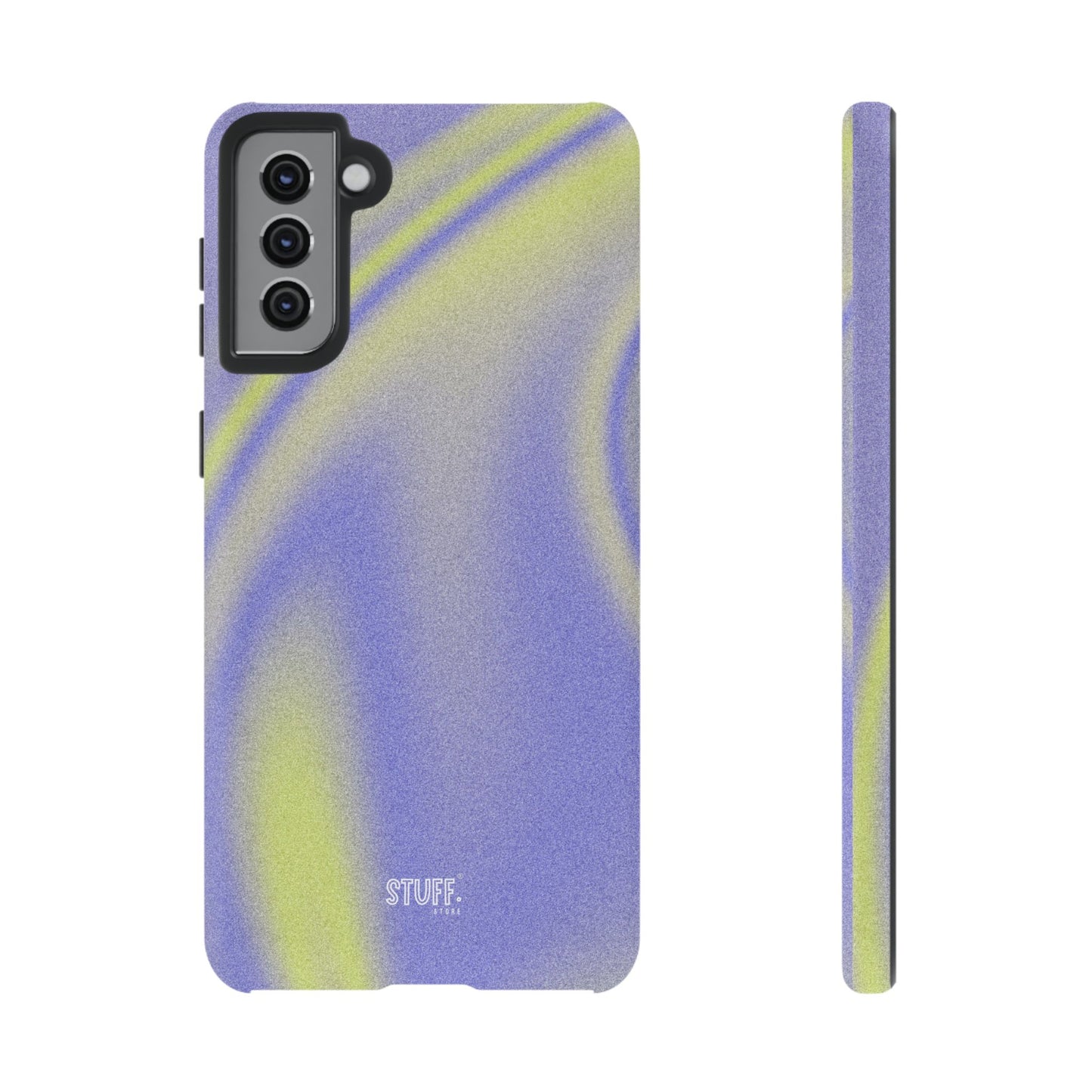 Vibrant Case | Coque résistante double protection anti-choc - Violet & Jaune