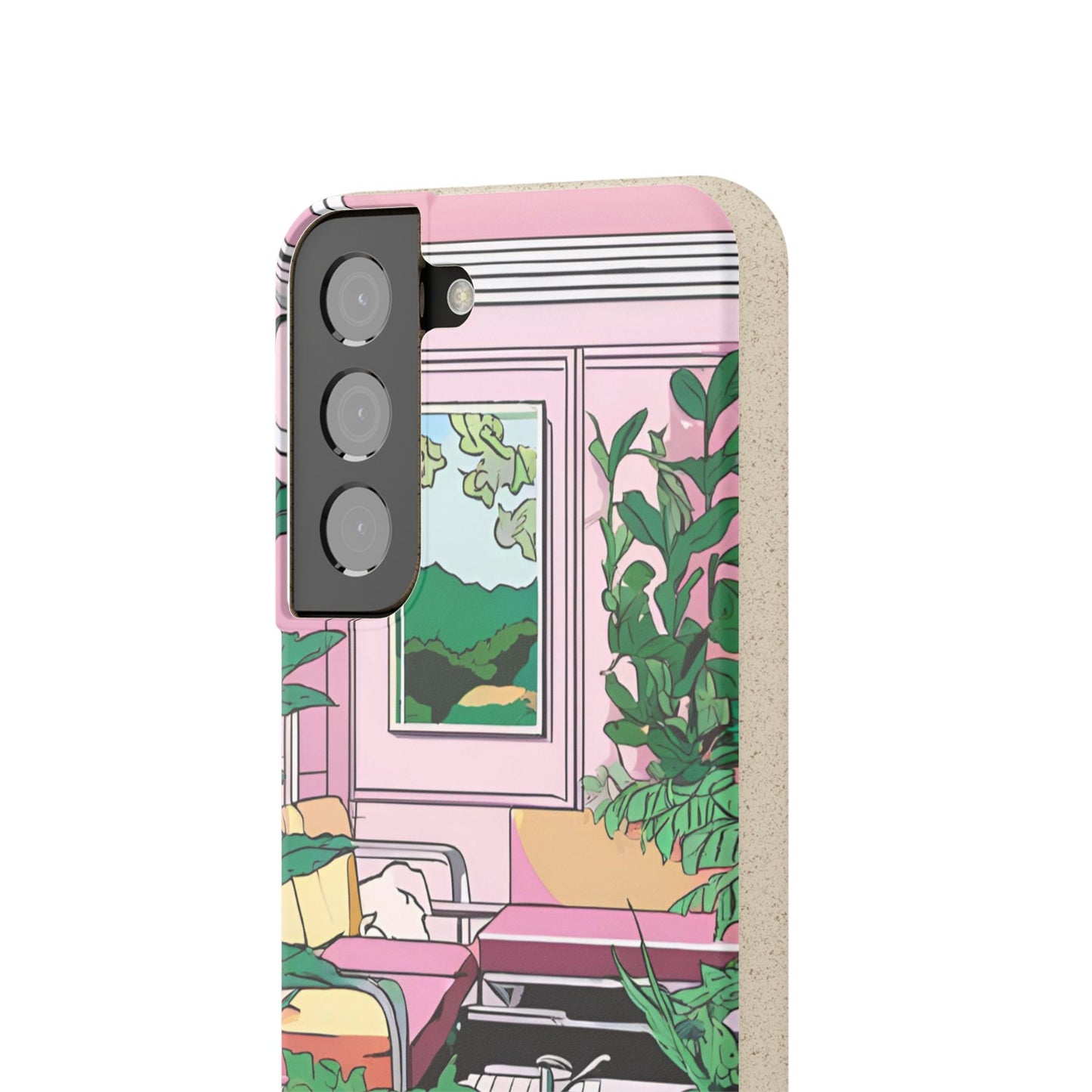 Plant Pop Case | Coque biodégradable en bambou et bioplastique avec design coloré | Parfait pour les amoureux des plantes - Avec emballage cadeau