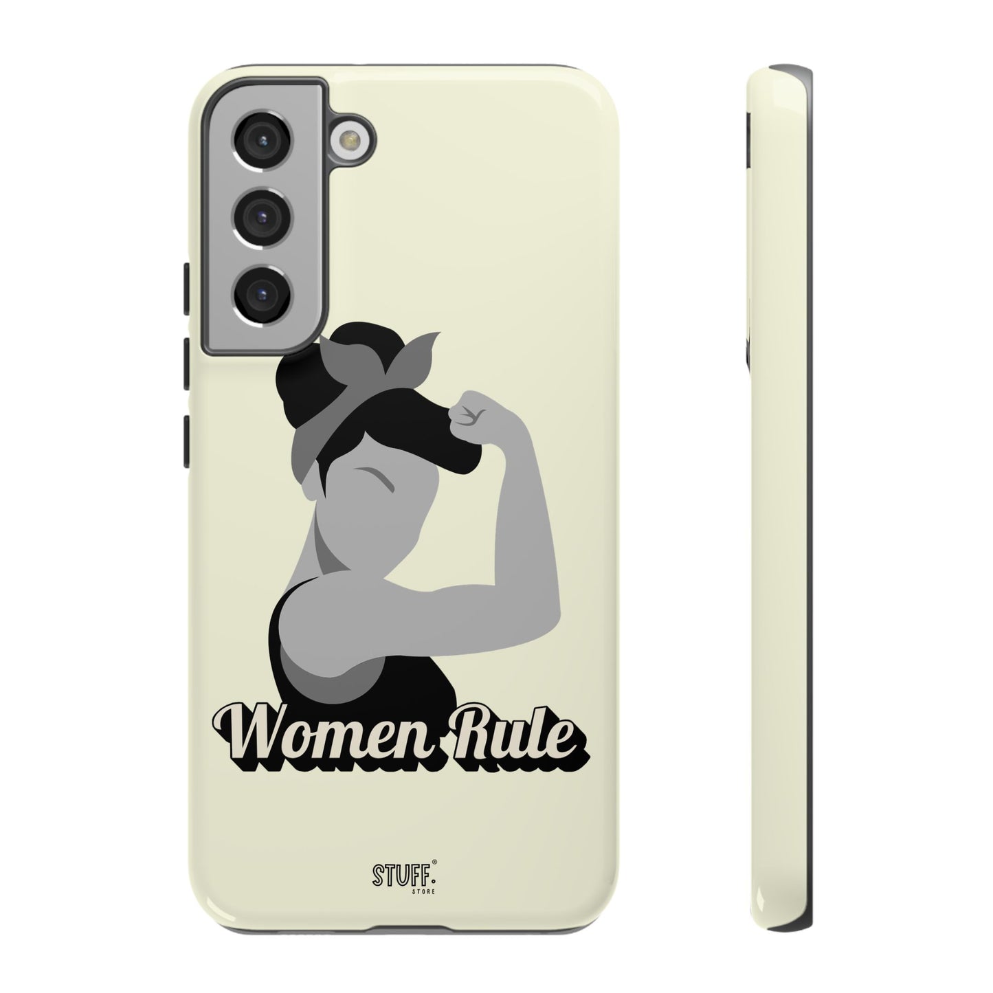 Women Rule Case | Coque résistante double protection avec Design Féministe inspirant