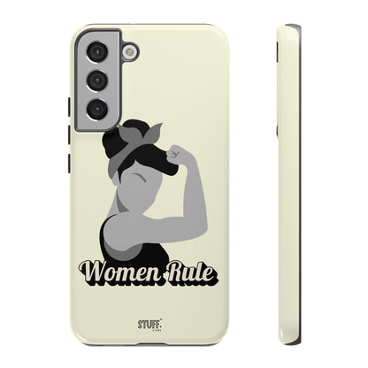 Women Rule Case | Coque résistante double protection avec Design Féministe inspirant