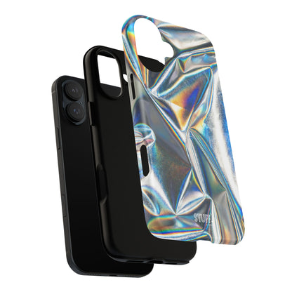 Metallic Case | Coque résistante double protection anti-choc - Effet Métallique