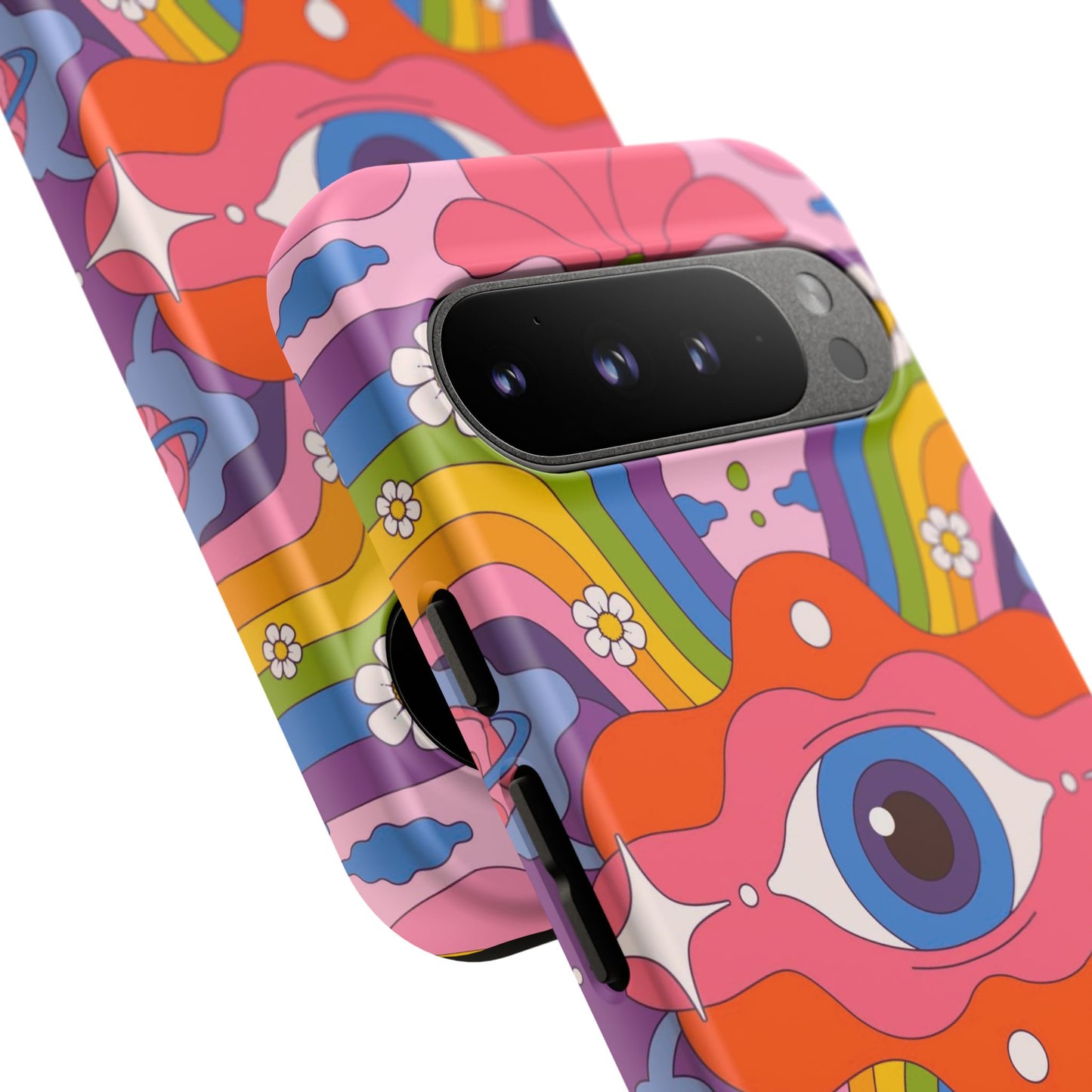 Psych Case | Coque résistante double protection avec Design Psychédélique coloré