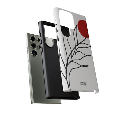 Red Sun Case | Coque résistante double protection avec Design Minimaliste