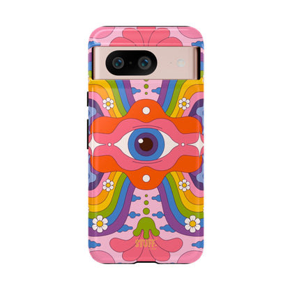 Psych Case | Coque résistante double protection avec Design Psychédélique coloré