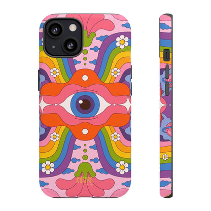 Psych Case | Coque résistante double protection avec Design Psychédélique coloré
