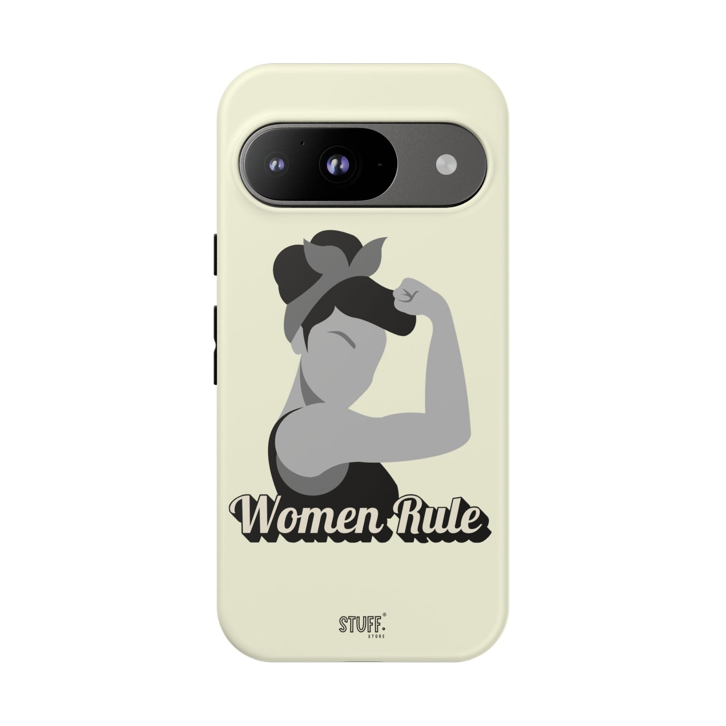 Women Rule Case | Coque résistante double protection avec Design Féministe inspirant