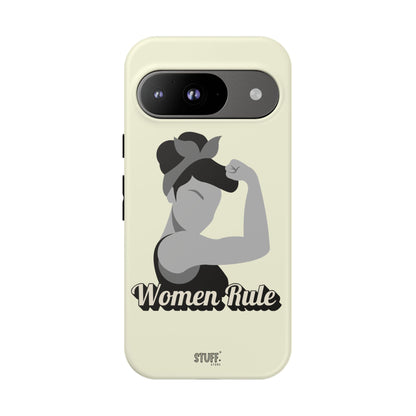 Women Rule Case | Coque résistante double protection avec Design Féministe inspirant