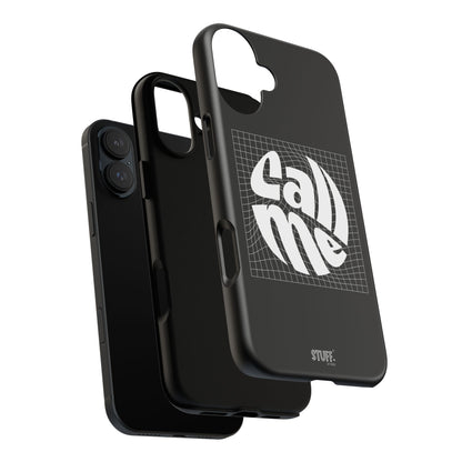 Call Me Case | Coque résistante double protection - Noir Effet Mat