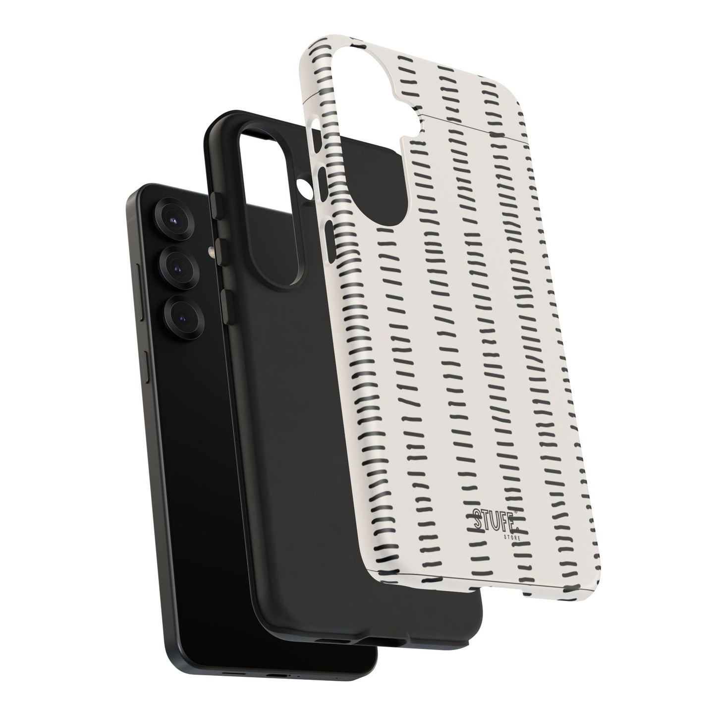 Striped Case | Coque résistante double protection antichoc - Design Minimaliste