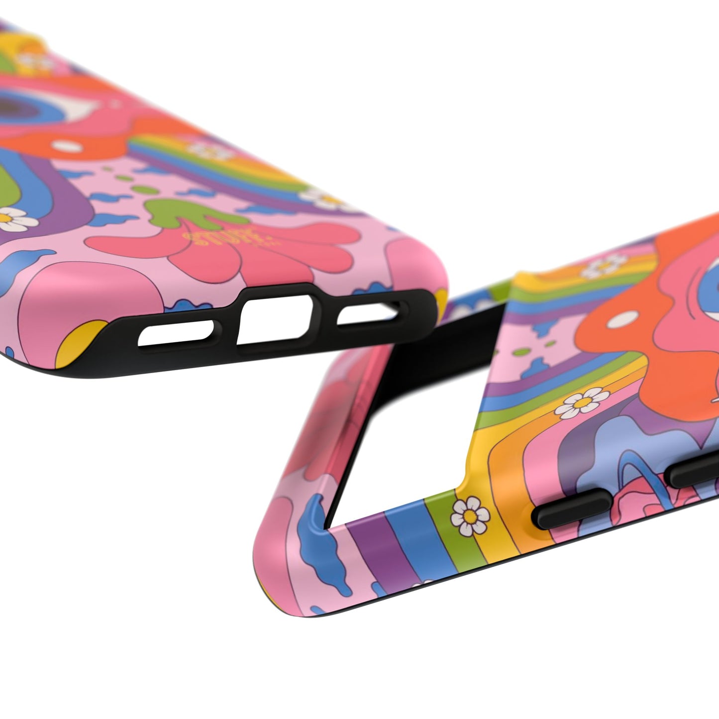 Psych Case | Coque résistante double protection avec Design Psychédélique coloré