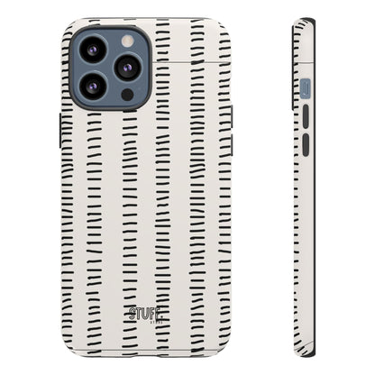 Striped Case | Coque résistante double protection antichoc - Design Minimaliste