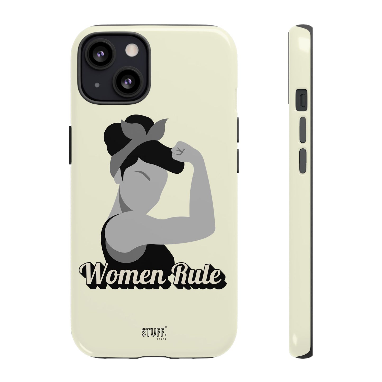 Women Rule Case | Coque résistante double protection avec Design Féministe inspirant