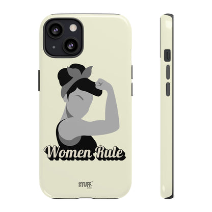 Women Rule Case | Coque résistante double protection avec Design Féministe inspirant