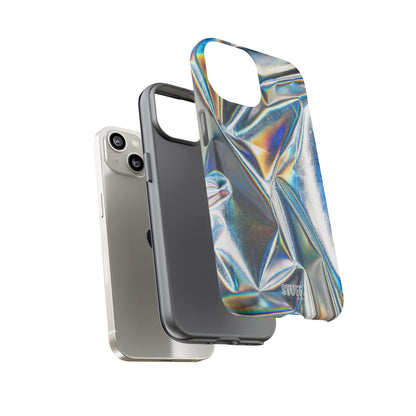 Metallic Case | Coque résistante double protection anti-choc - Effet Métallique