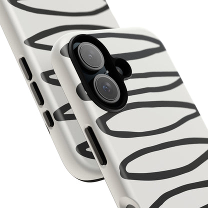 Loopy Case | Coque résistante double protection - Motif cercles abstraits