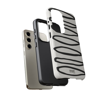 Loopy Case | Coque résistante double protection - Motif cercles abstraits