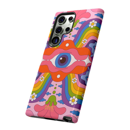 Psych Case | Coque résistante double protection avec Design Psychédélique coloré