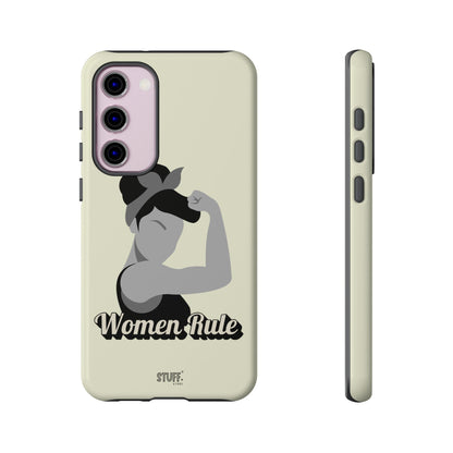 Women Rule Case | Coque résistante double protection avec Design Féministe inspirant