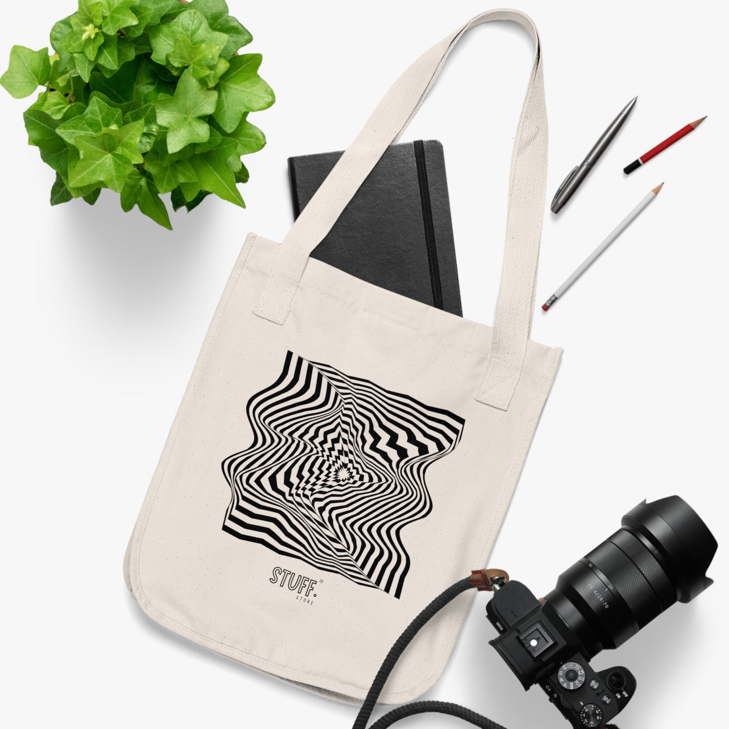 sac cabas en coton biologique Distorsion