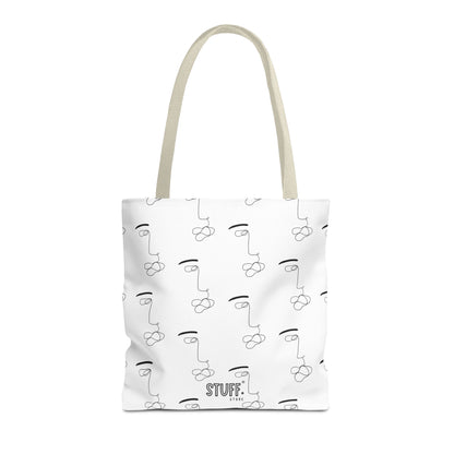 He’s Art Tote Bag | Sac cabas résistant et durable avec design one-line